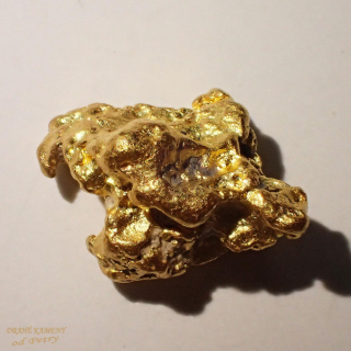 Zlato z Austrálie 8x6mm Váha: 0.85g
