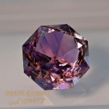 Ametyst z Moravy 15x15mm Váha: 10.8ct /VIDEO/