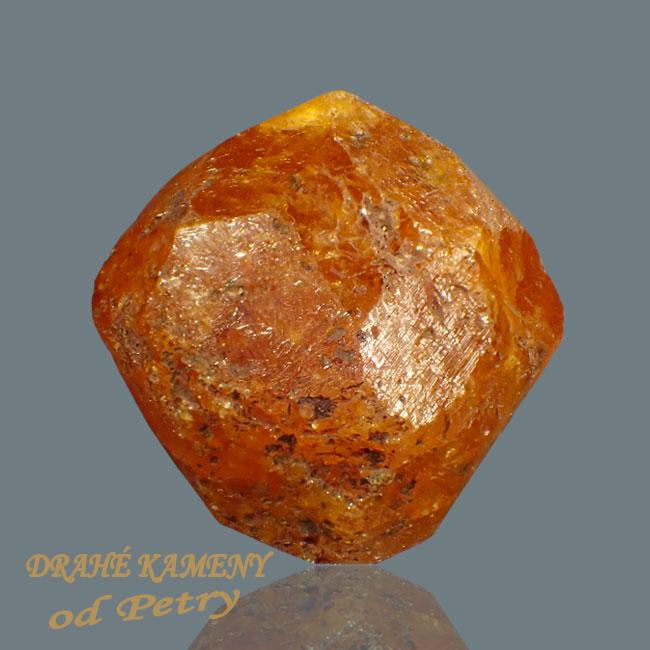 Spessartin (granát) z Tanzánie 35x32mm