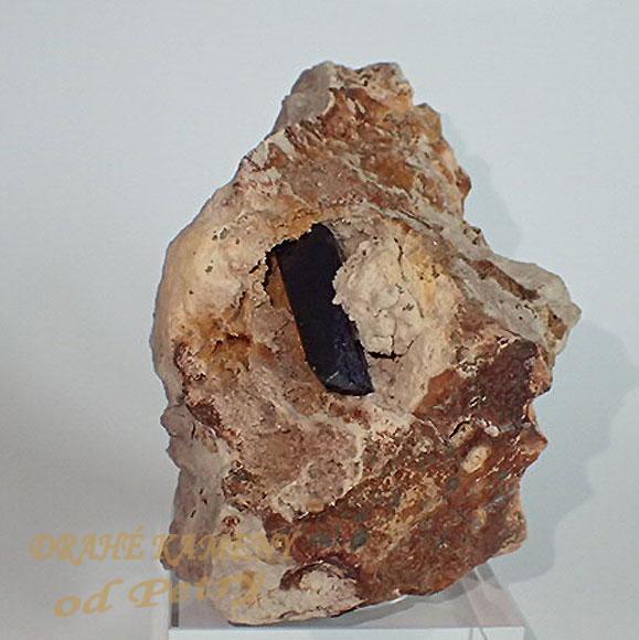 Azurit z Maroka 78x58mm,  krystal: 26x11m