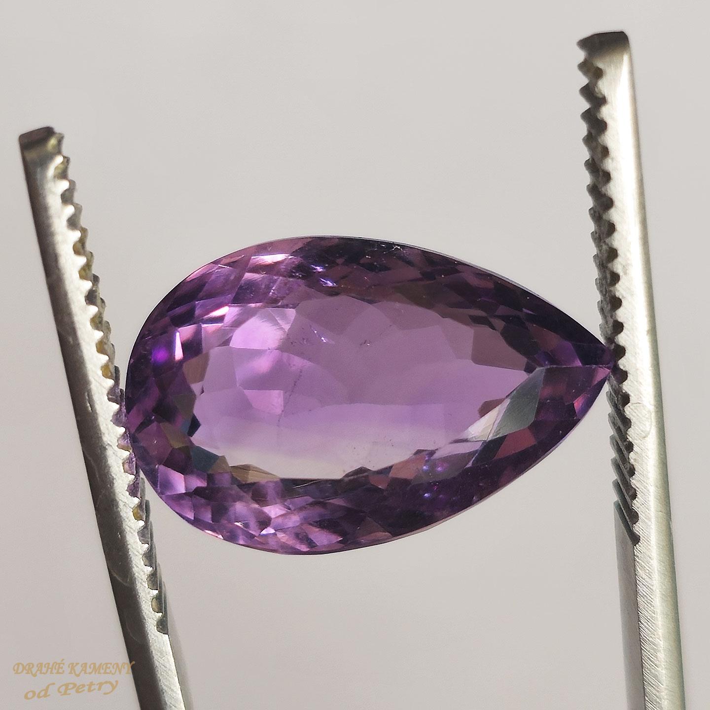 Ametystz Brazílie 17x10,5mm Váha: 10,03ct